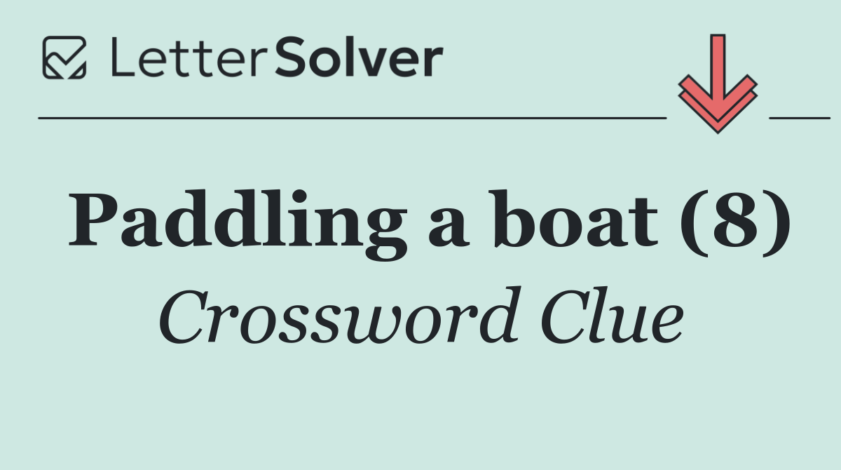Paddling a boat (8)