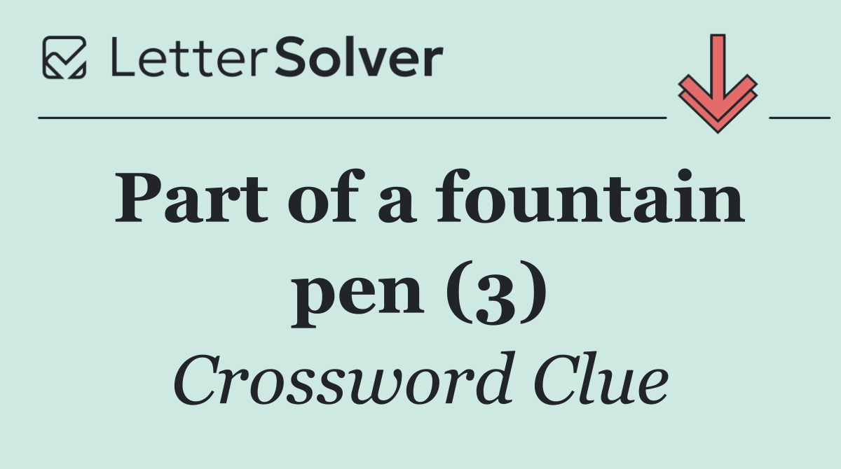Part of a fountain pen (3)