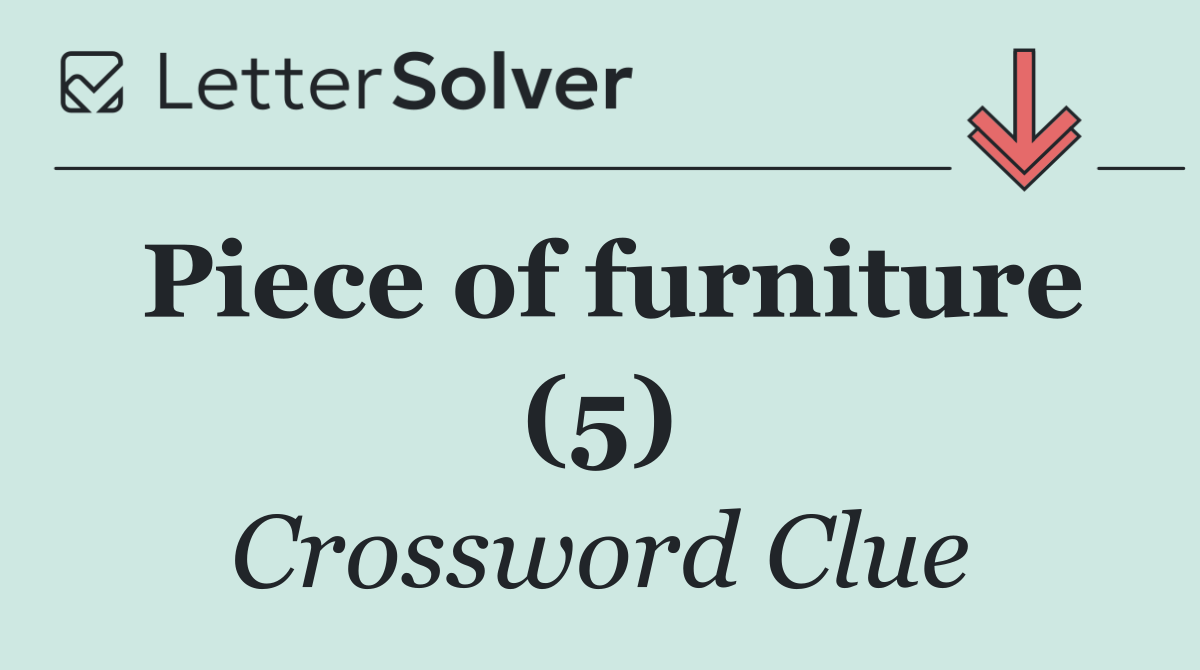 Piece of furniture (5)