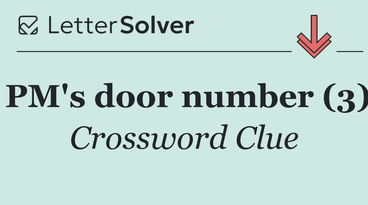 PM's door number (3)