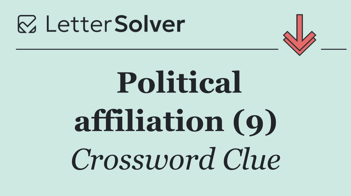 Political affiliation (9)
