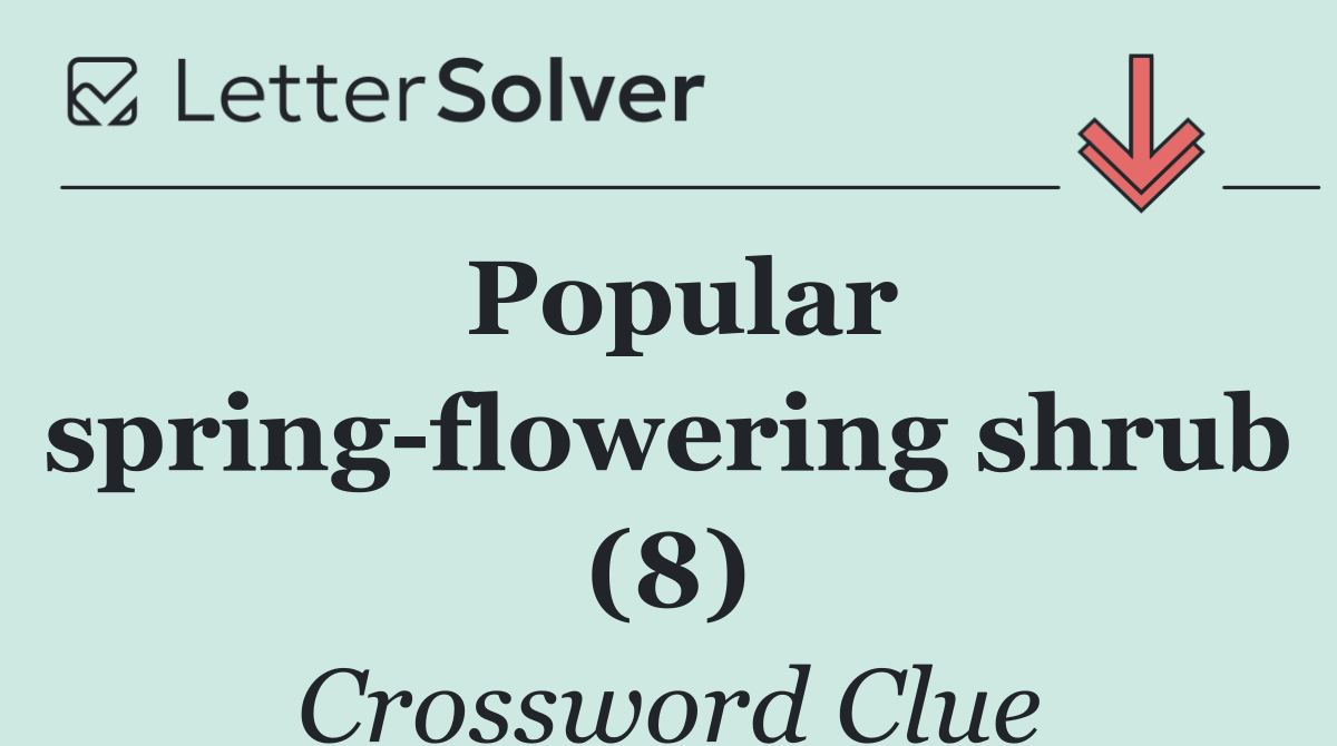 Popular spring flowering shrub (8)