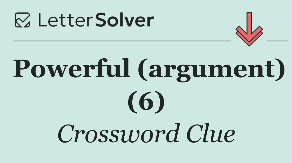 Powerful (argument) (6)