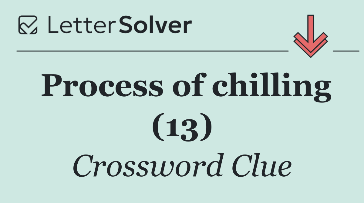 Process of chilling (13)
