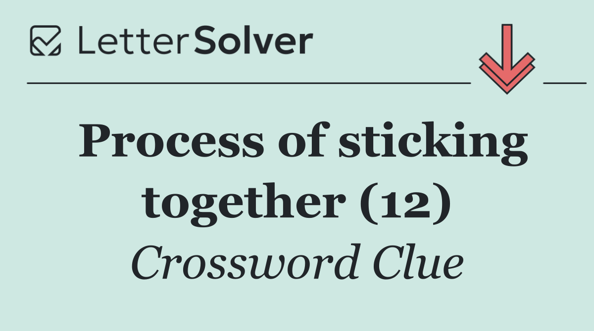 Process of sticking together (12)