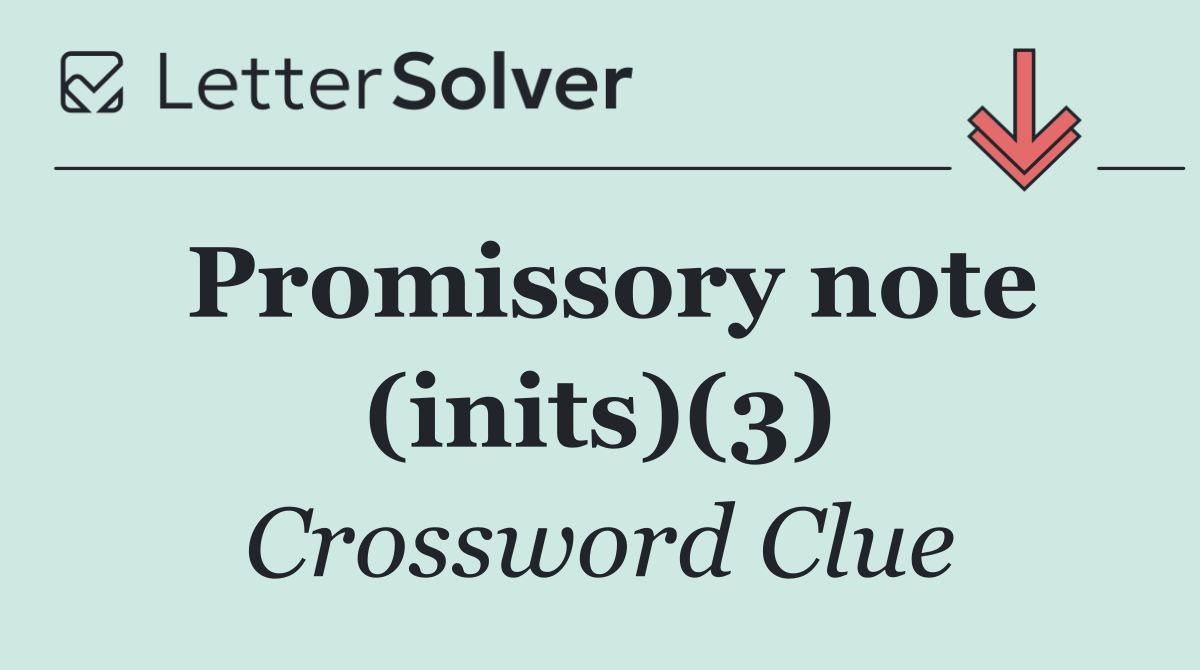 Promissory note (inits)(3)