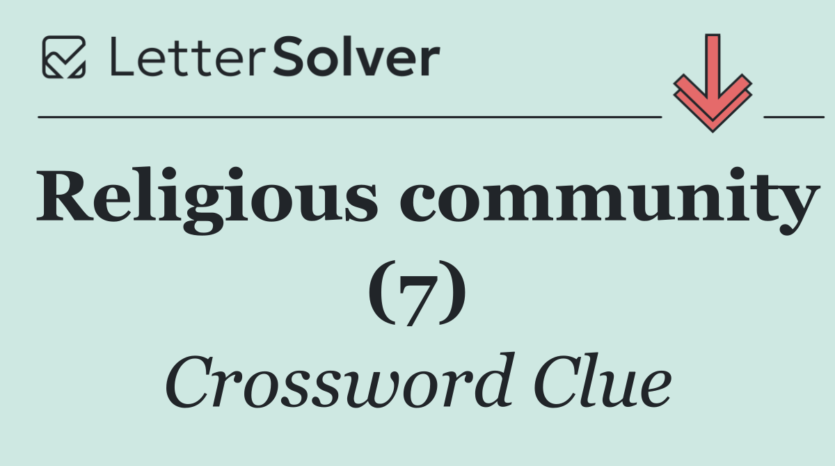 Religious community (7)