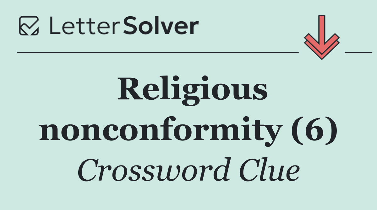 Religious nonconformity (6)