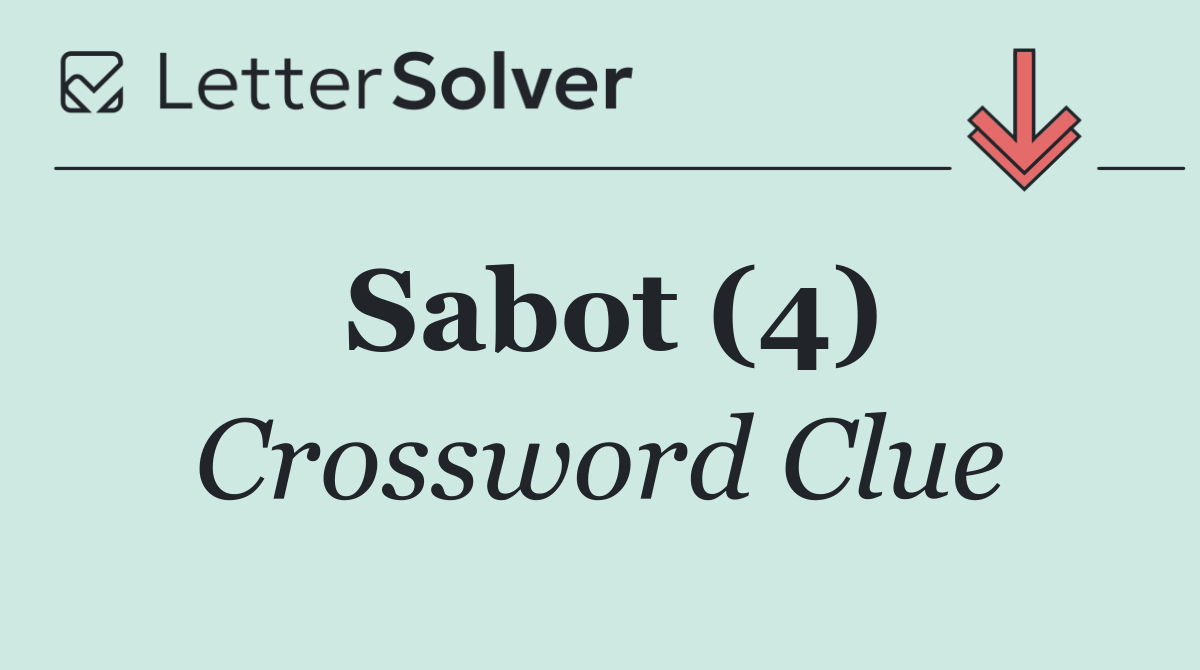 Sabot (4)