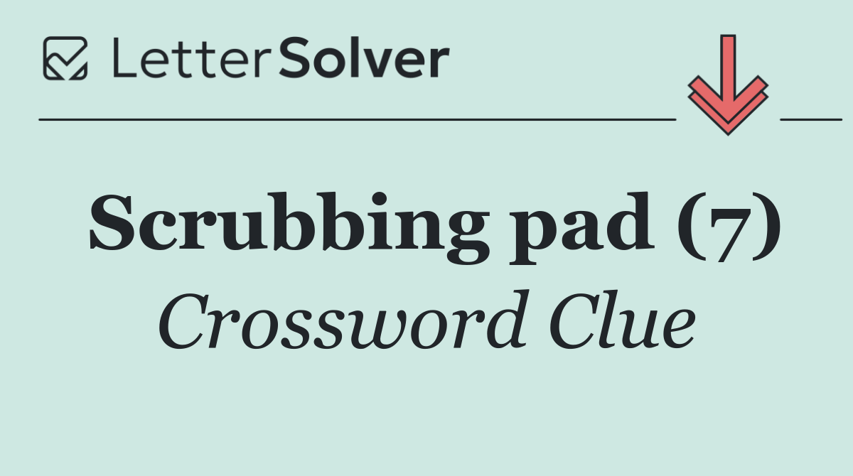Scrubbing pad (7)