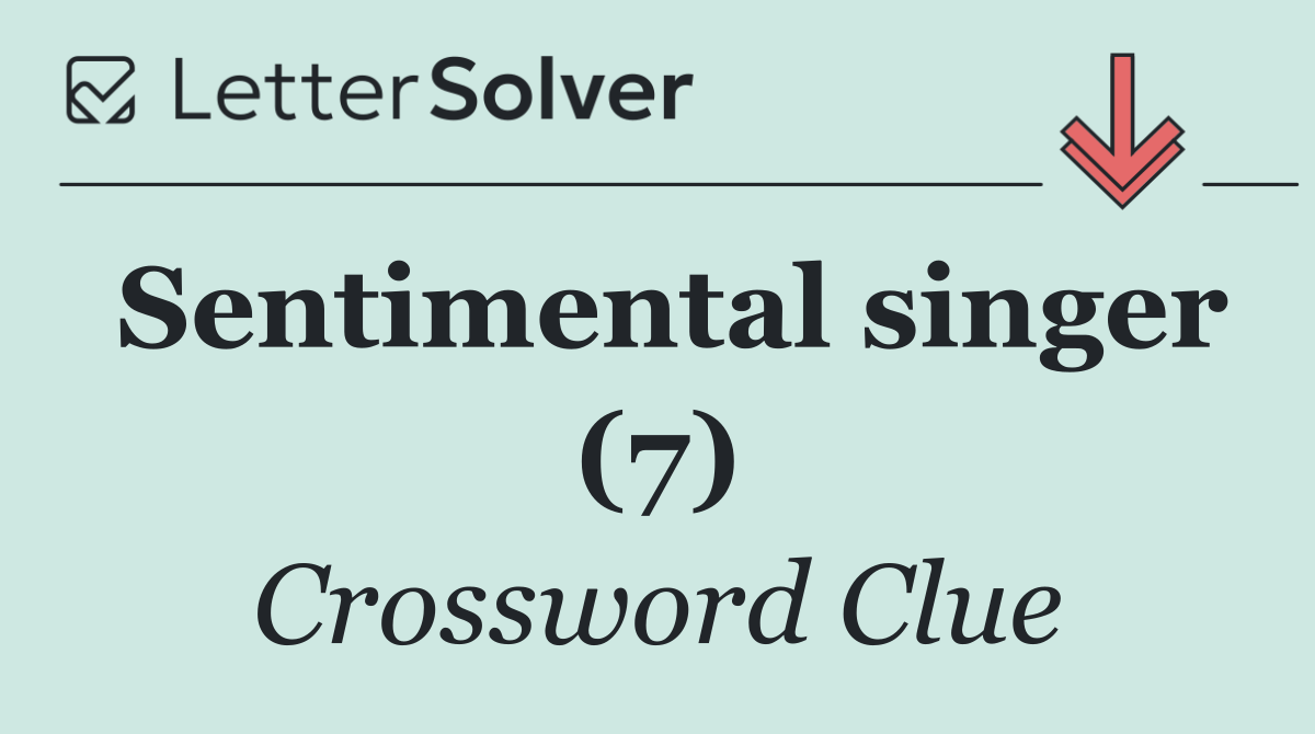 Sentimental singer (7)