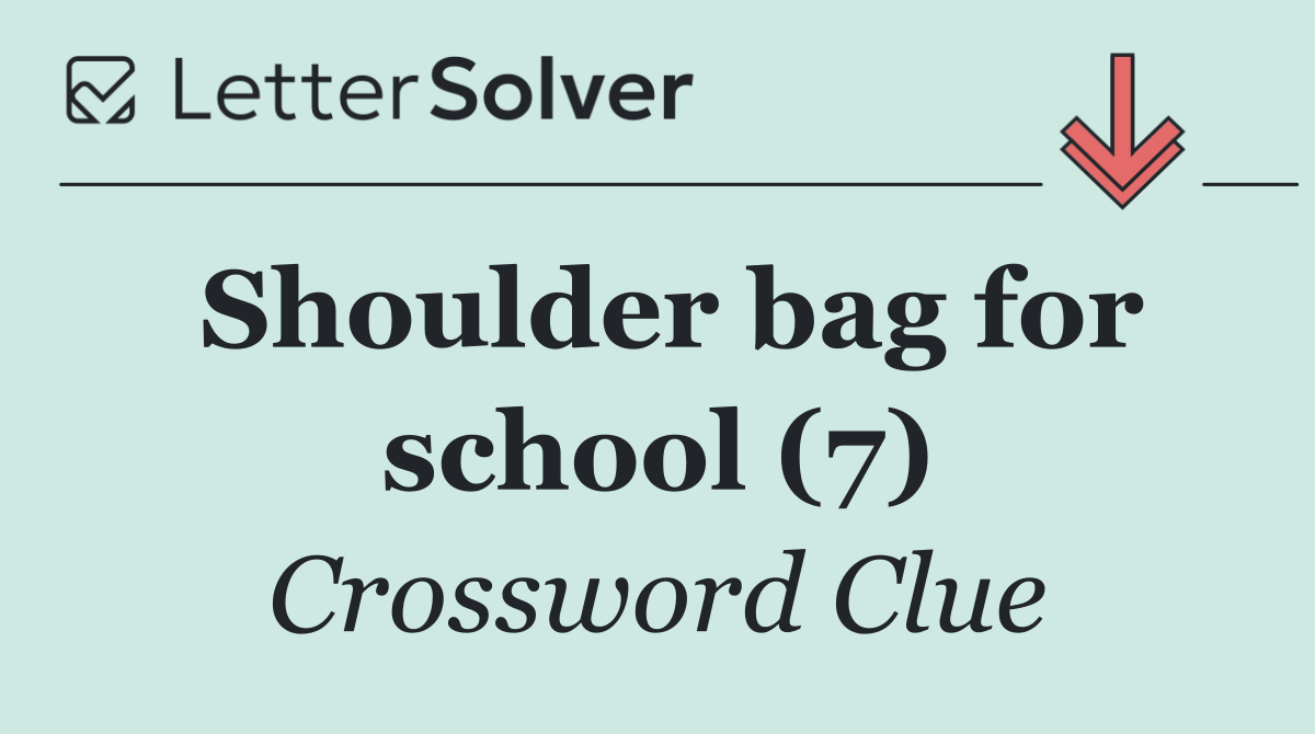 Shoulder bag for school (7)