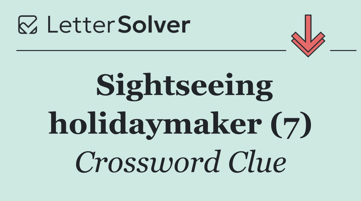 Sightseeing holidaymaker (7)