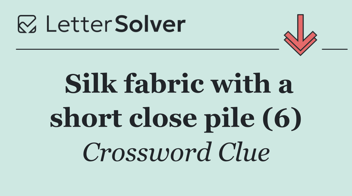 Silk fabric with a short close pile (6)