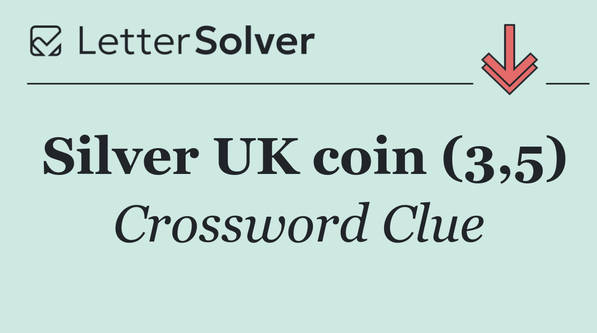 Silver UK coin (3,5)