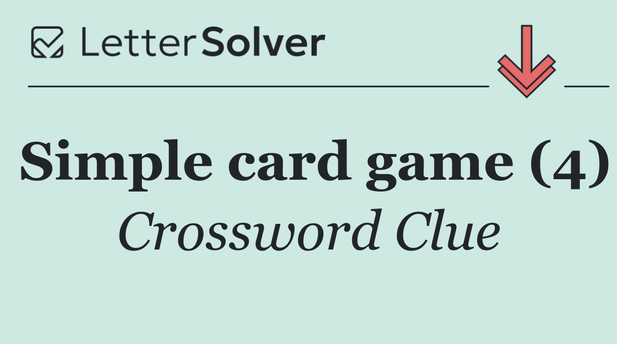 Simple card game (4)