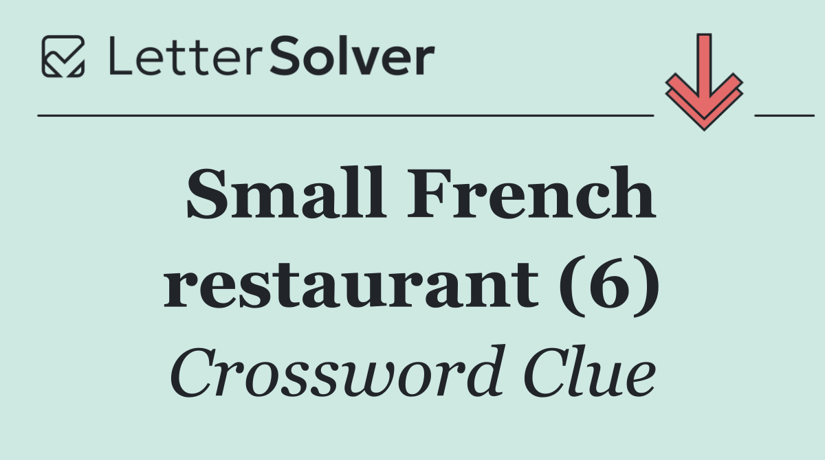 Small French restaurant (6)