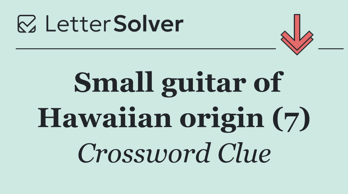 Small guitar of Hawaiian origin (7)