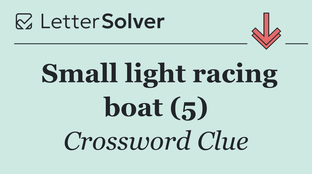 Small light racing boat (5)