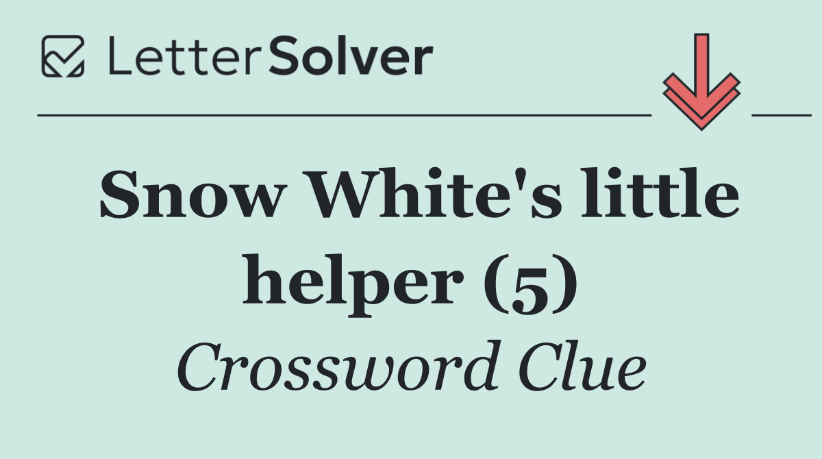 Snow White's little helper (5)