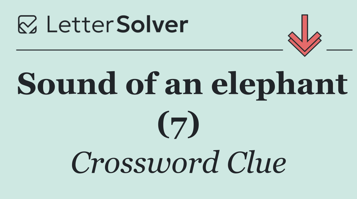 Sound of an elephant (7)