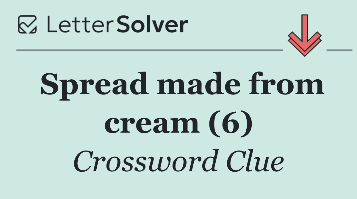 Spread made from cream (6)