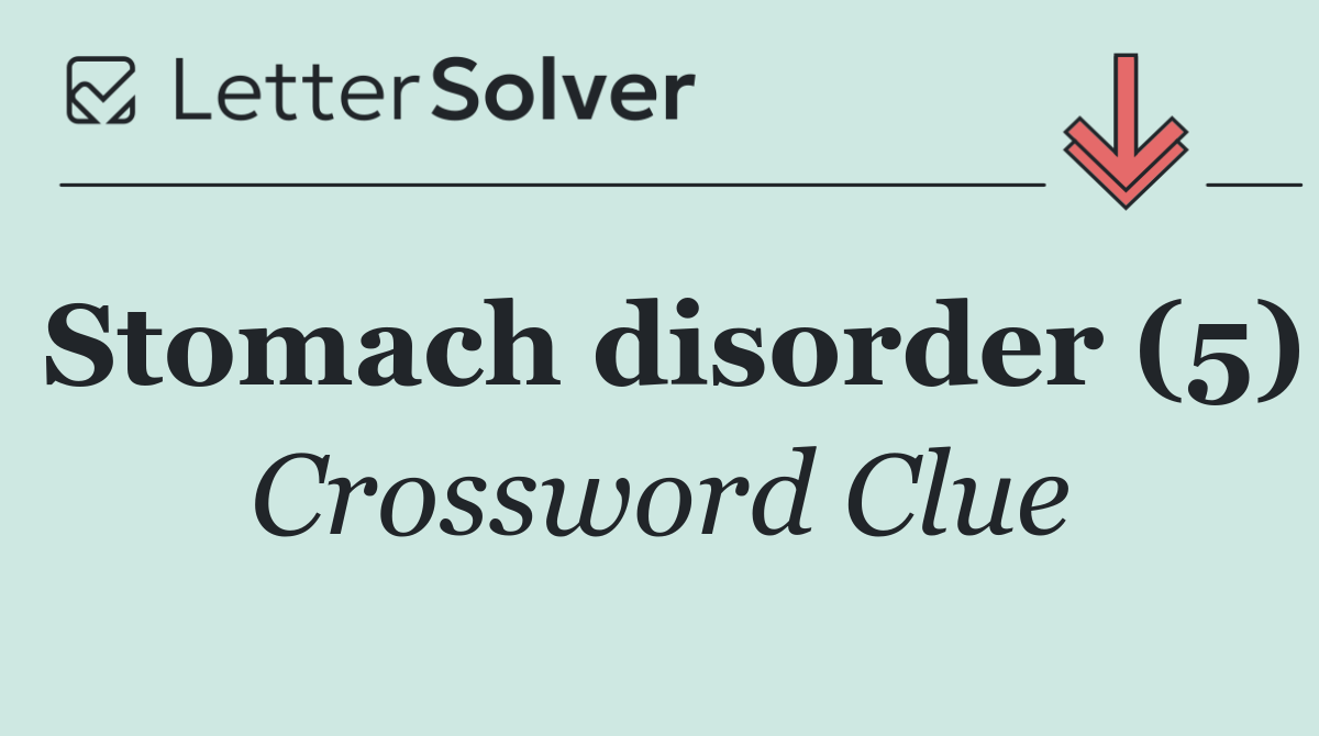 Stomach disorder (5)