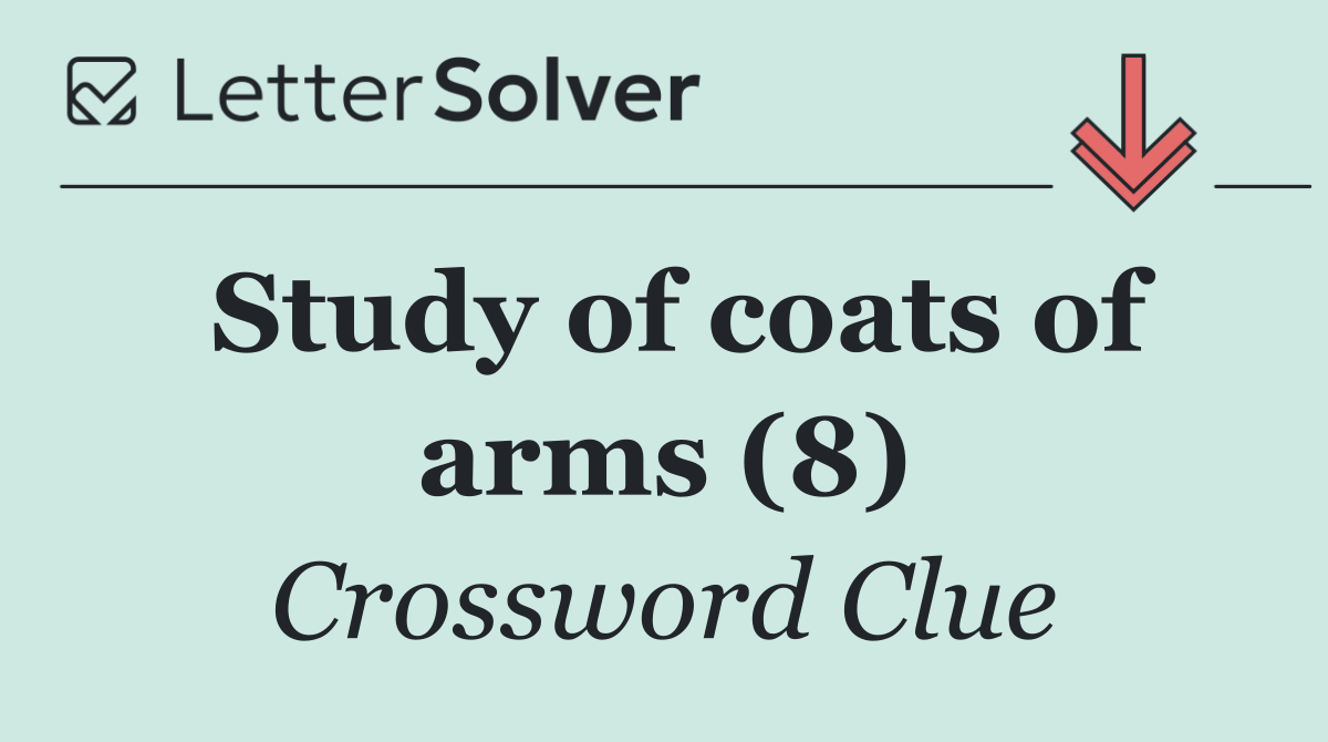 Study of coats of arms (8)