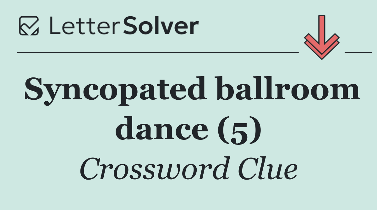 Syncopated ballroom dance (5)