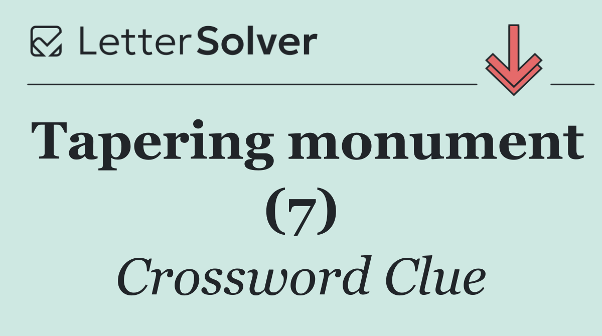 Tapering monument (7)