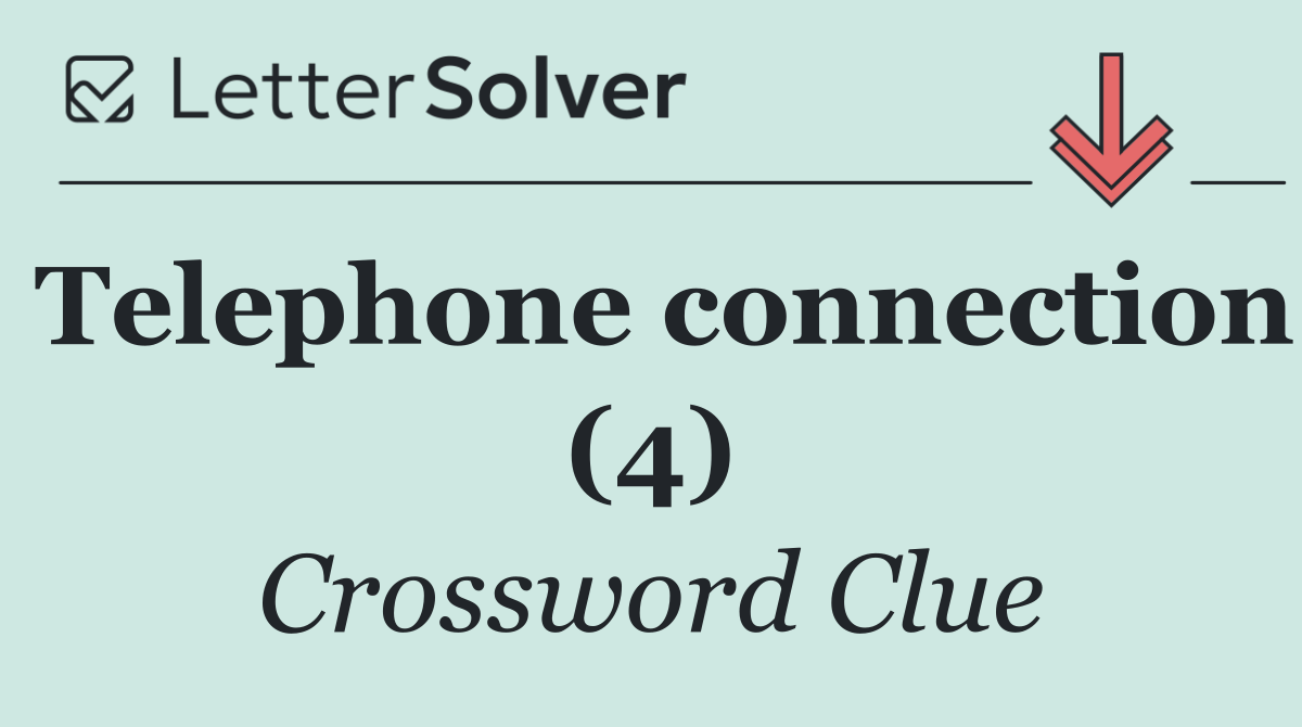 Telephone connection (4)