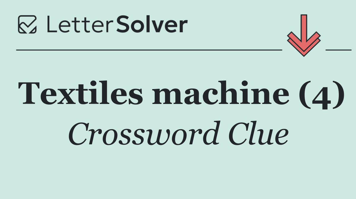 Textiles machine (4)