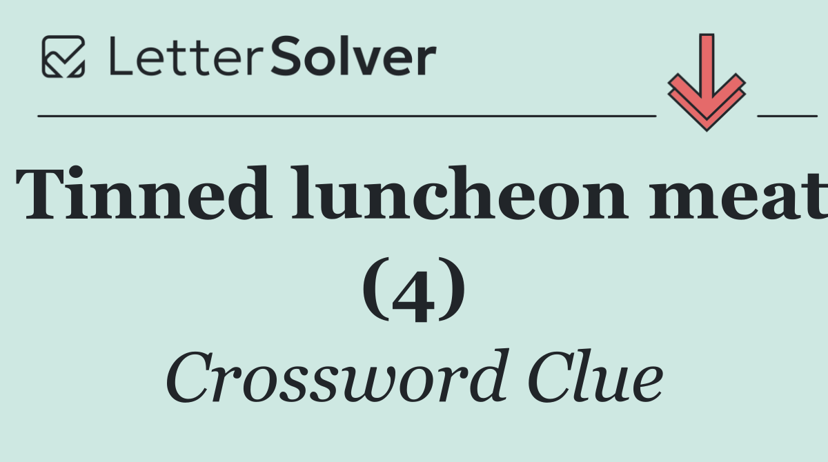 Tinned luncheon meat (4)