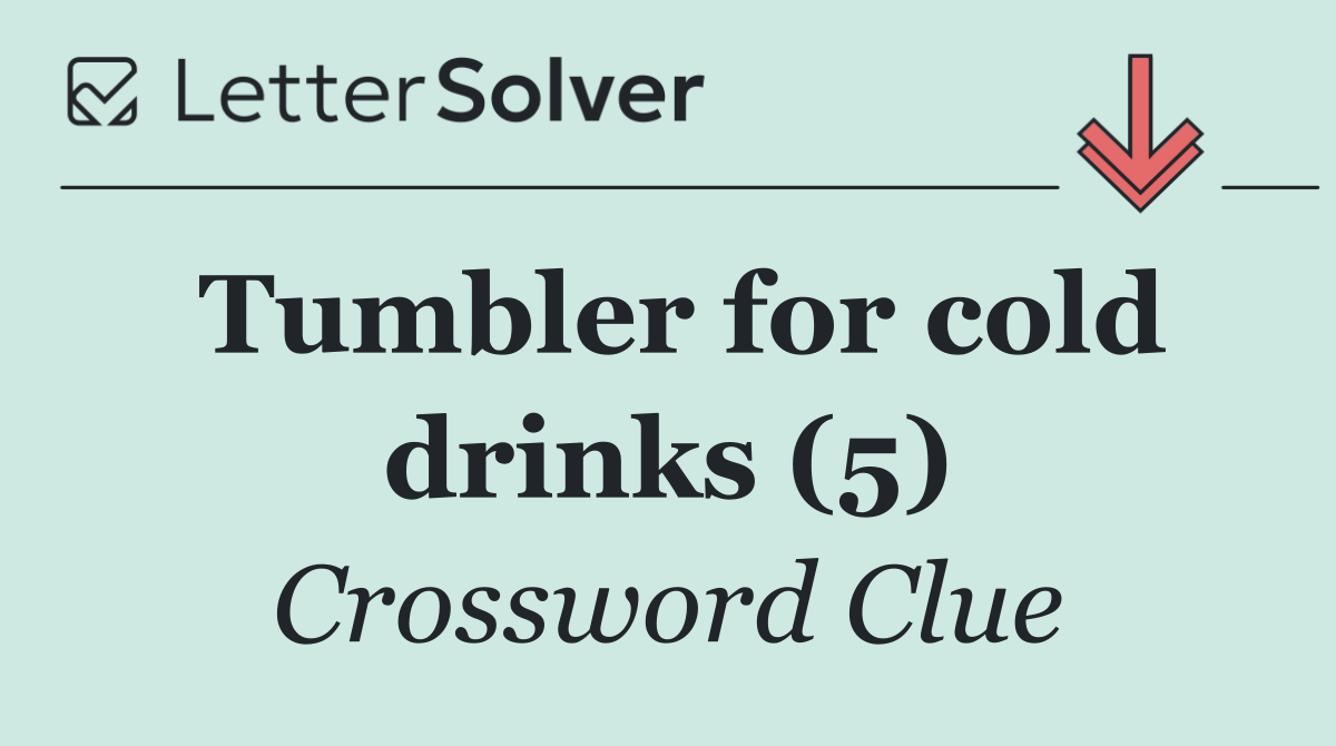 Tumbler for cold drinks (5)