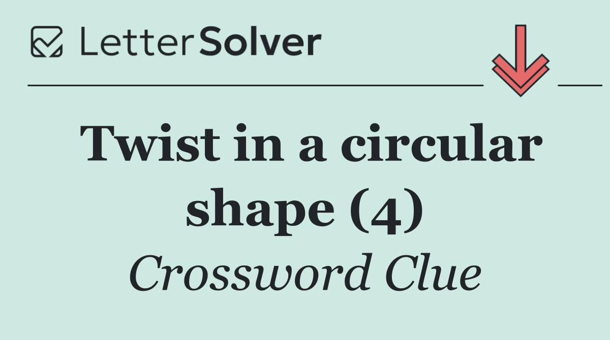 Twist in a circular shape (4)
