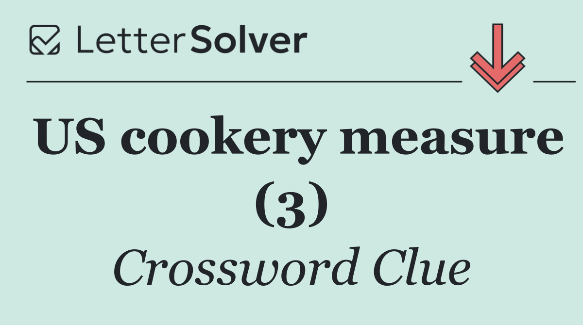 US cookery measure (3)