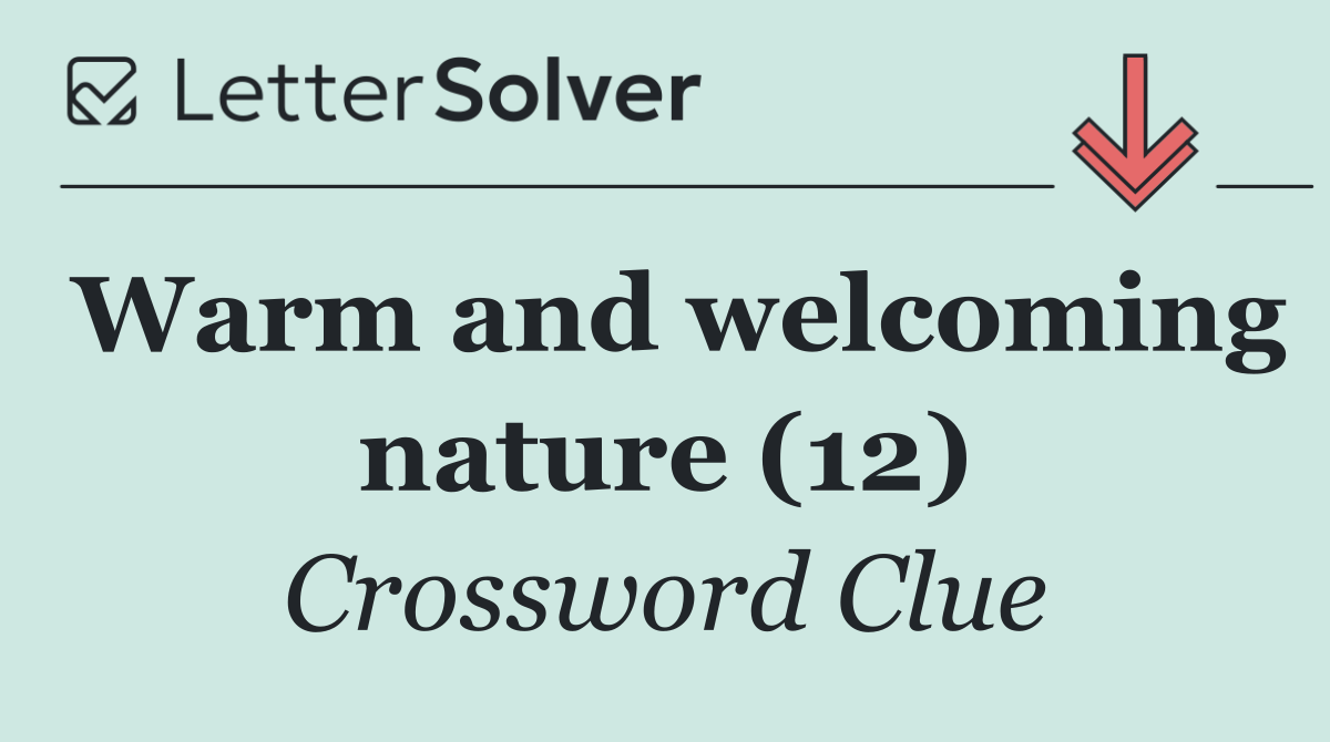 Warm and welcoming nature (12)