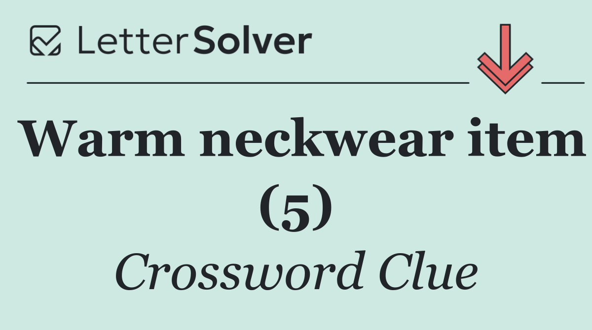 Warm neckwear item (5)