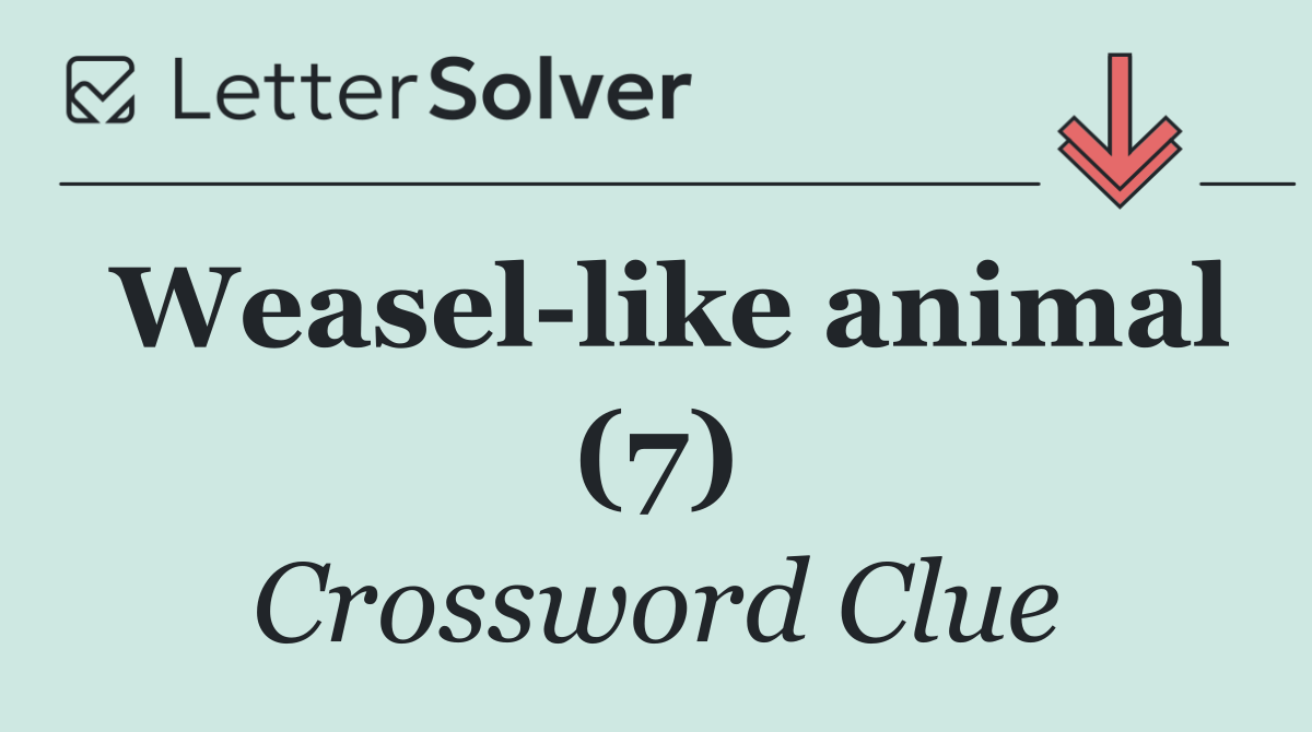 Weasel like animal (7)