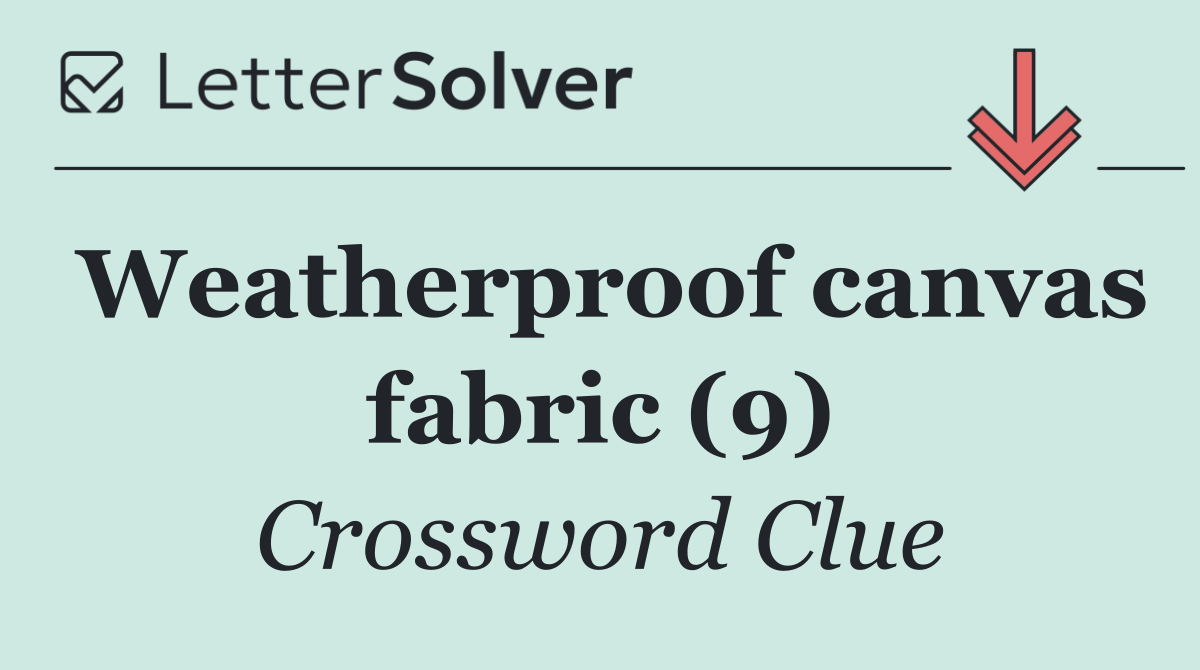 Weatherproof canvas fabric (9)