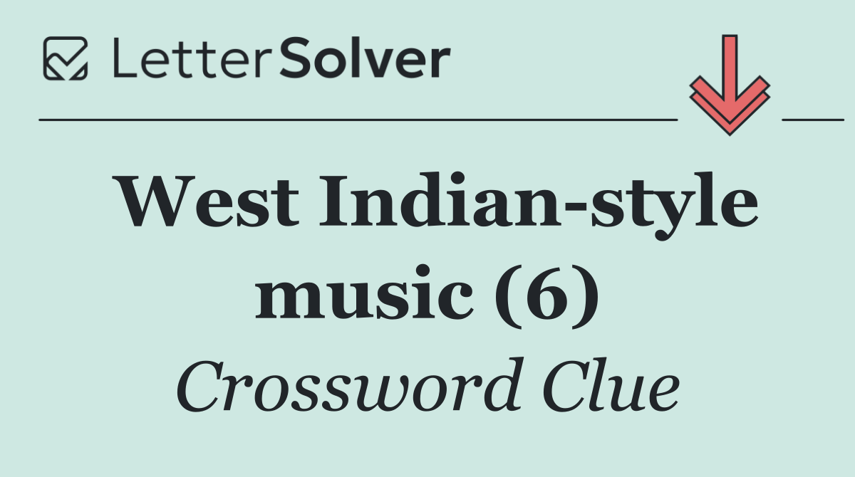 West Indian style music (6)