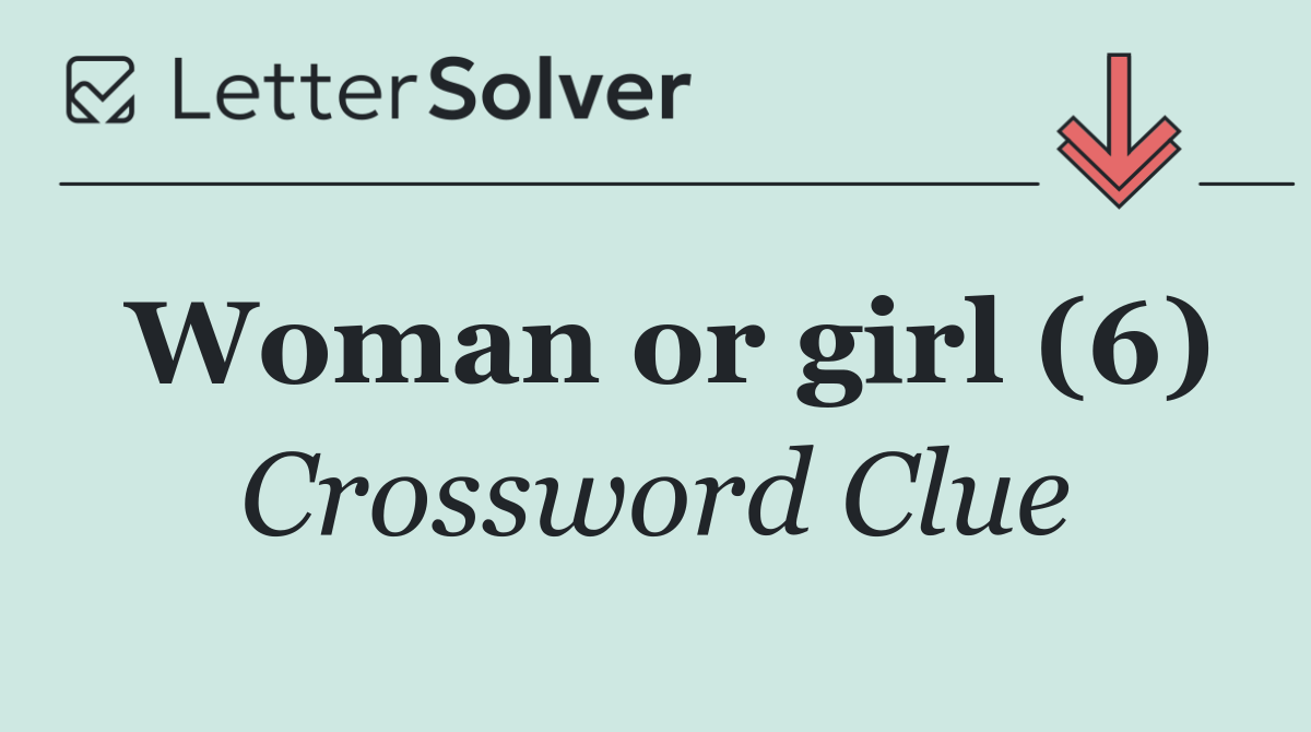 Woman or girl (6)