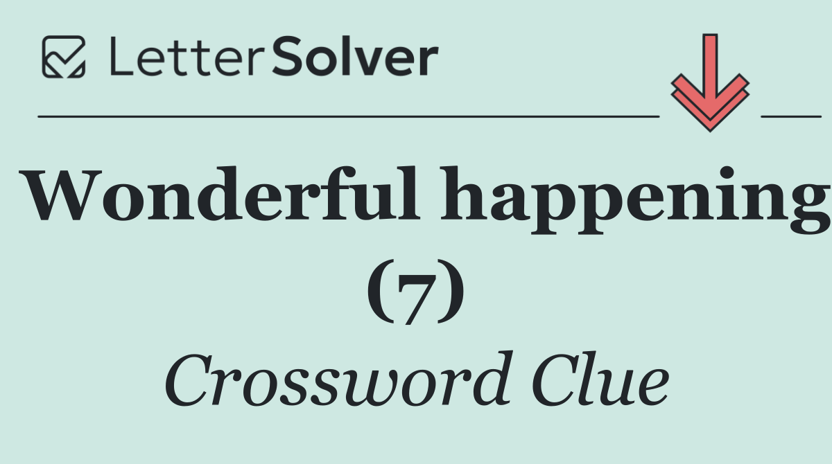 Wonderful happening (7)