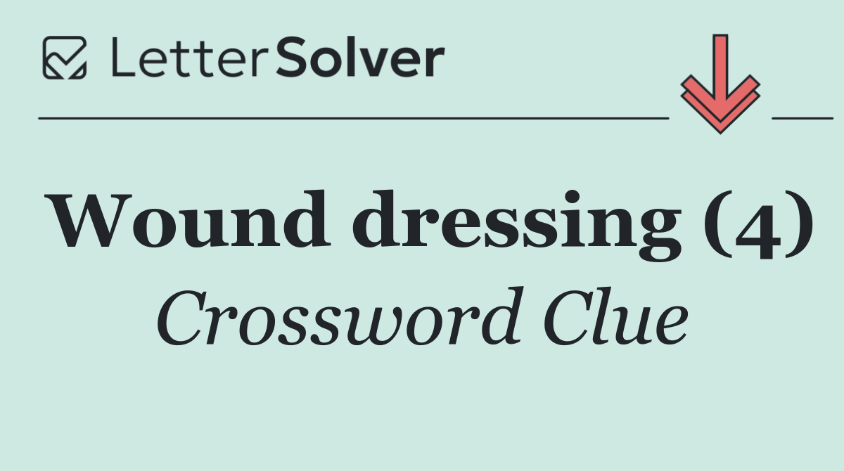 Wound dressing (4)