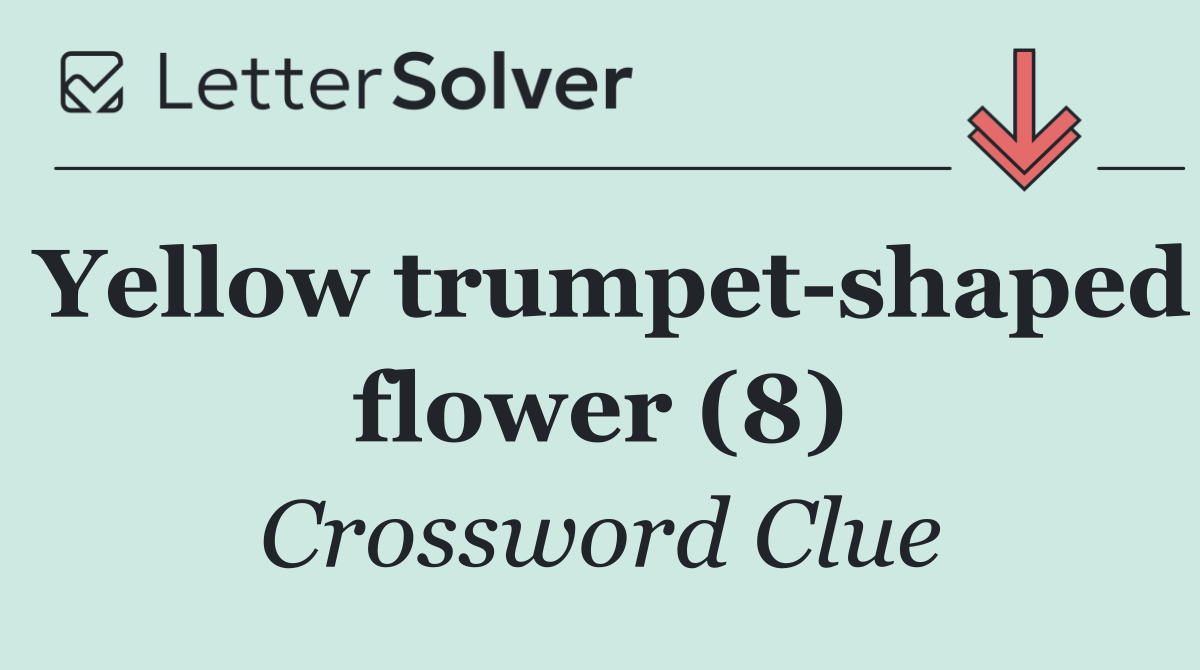 Yellow trumpet shaped flower (8)