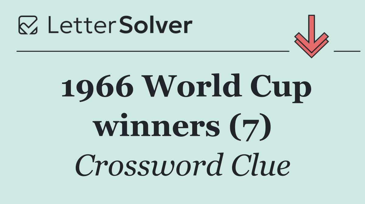 1966 World Cup winners (7)