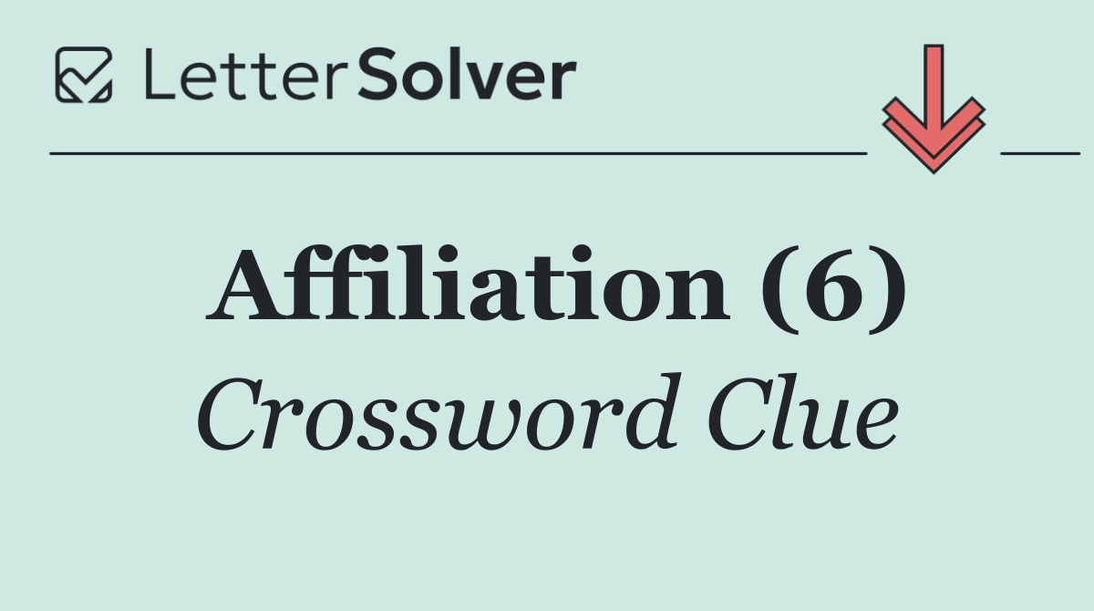 Affiliation (6)