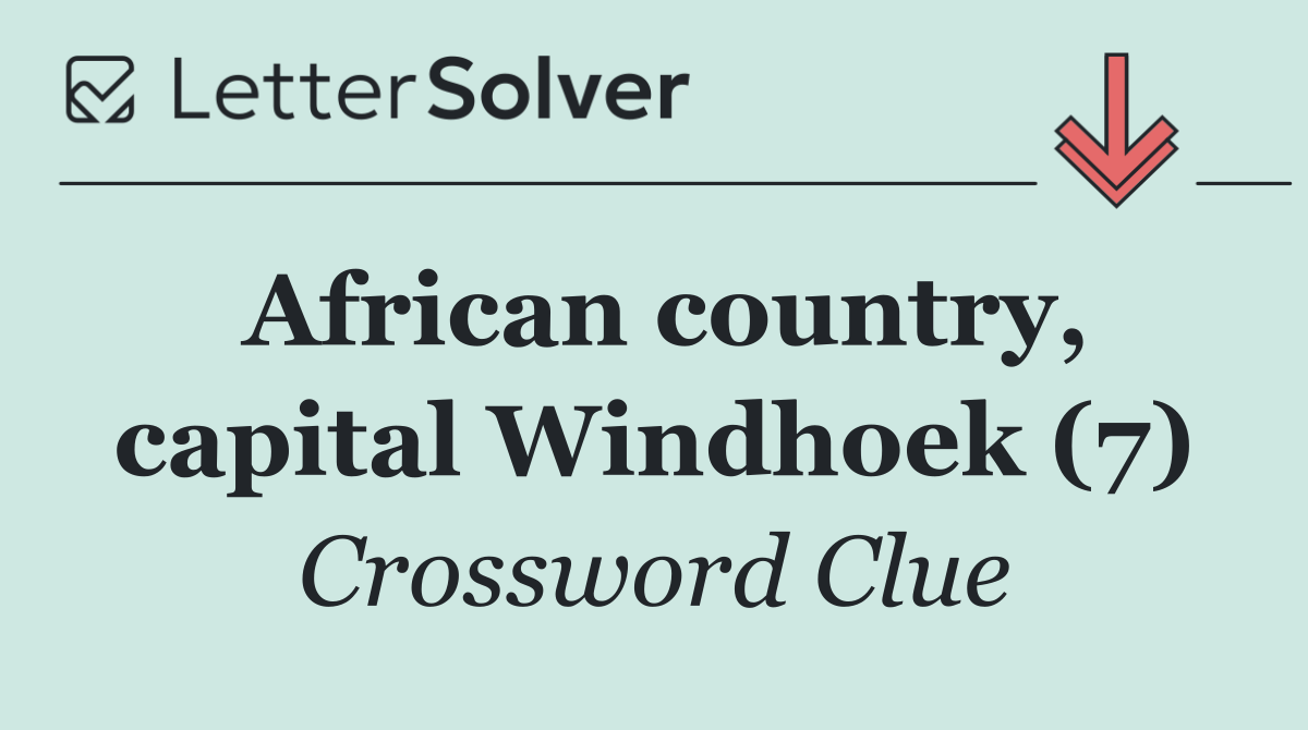 African country, capital Windhoek (7)