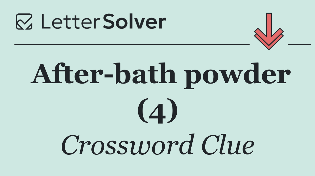 After bath powder (4)