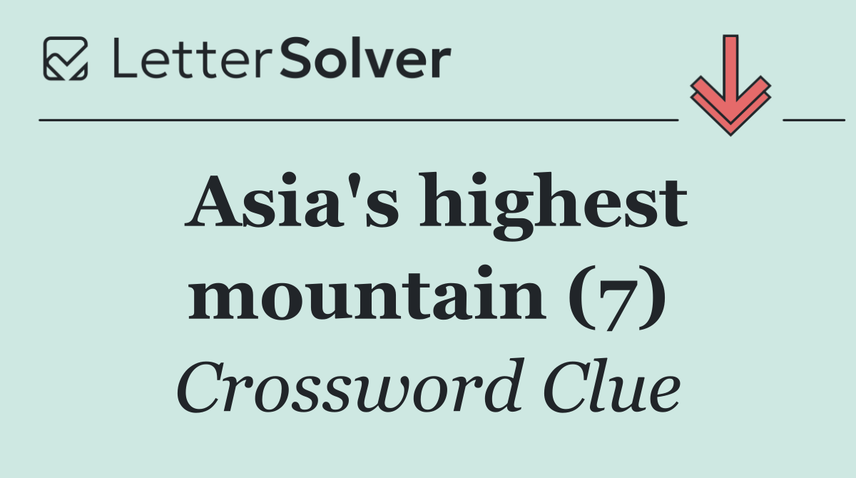 Asia's highest mountain (7)